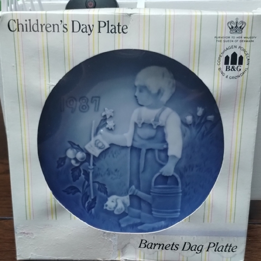 Blue Children's Day Plate